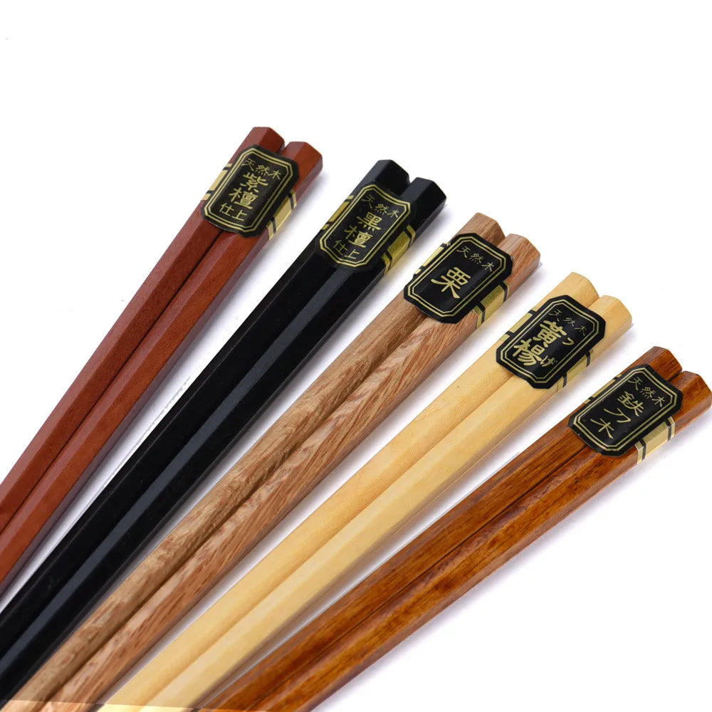 Classic Beechwood Chopsticks Set