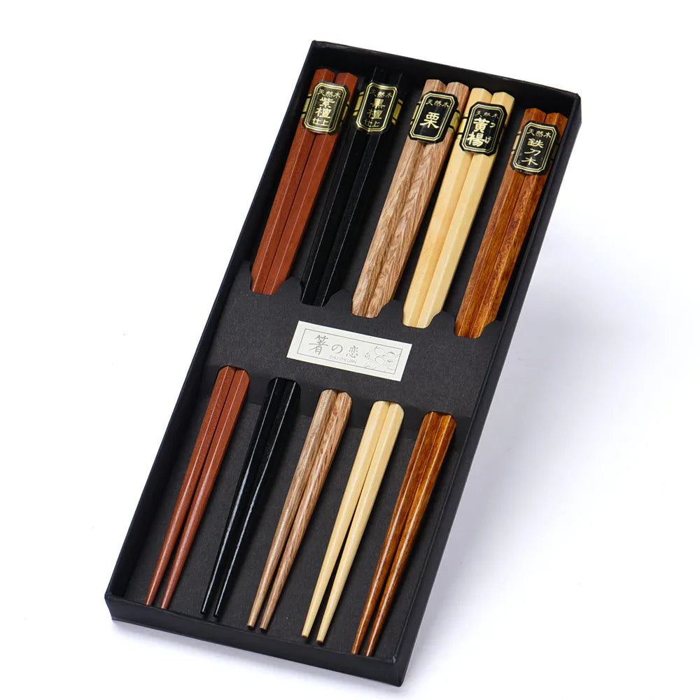 Classic Beechwood Chopsticks Set