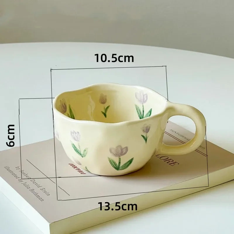 Floral Tea Mug - Furialuz