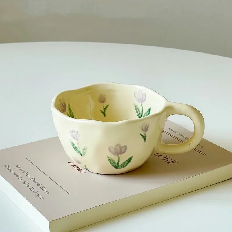 Floral Tea Mug - Furialuz